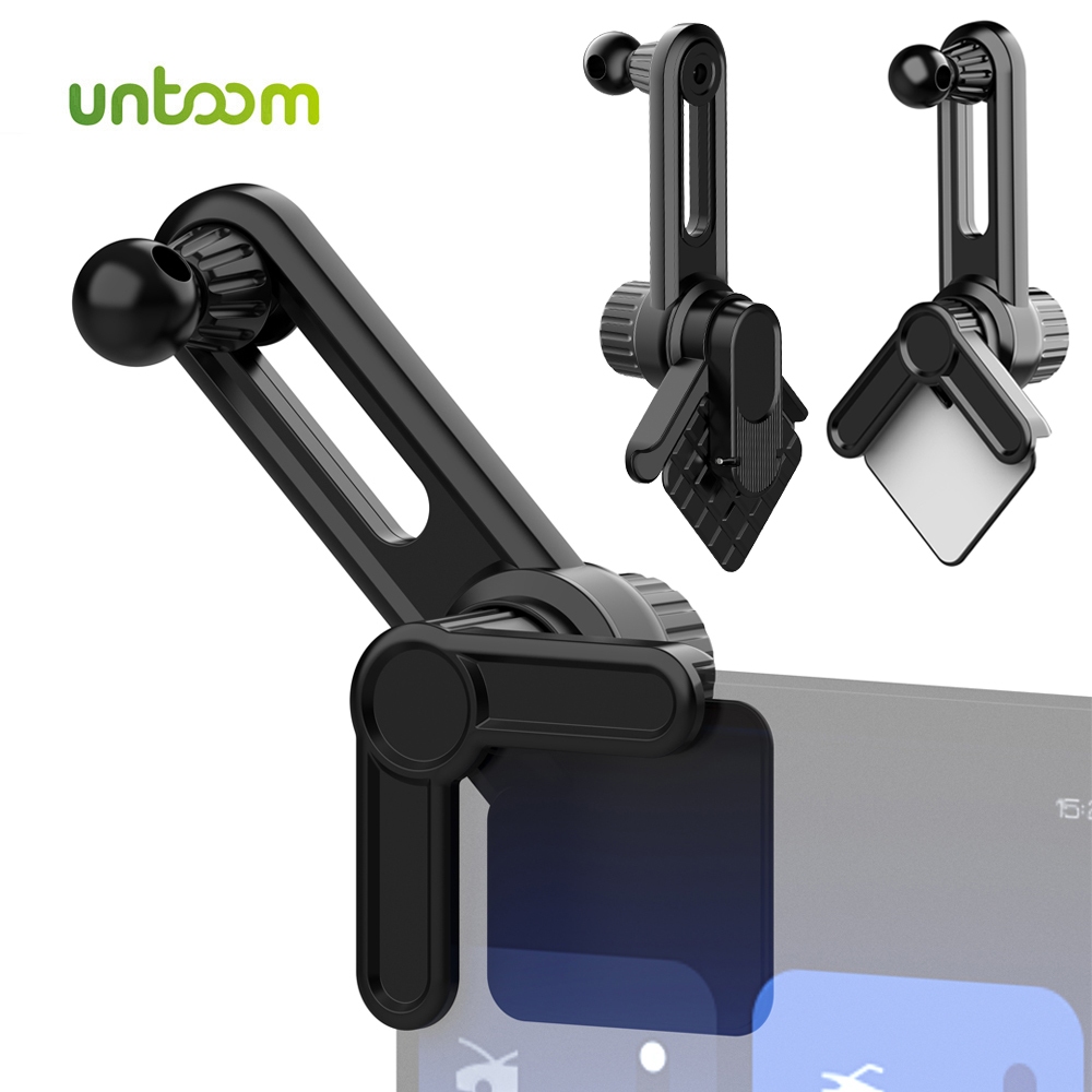 Untoom รถจอแสดงผลหน้าจอที่วางโทรศัพท์ฐาน Universal 17 มม.หัวบอลรถโทรศัพท์ Mount Bracket อุปกรณ์เสริมสําหรับ Tesla รุ่น 3/Y/S/X