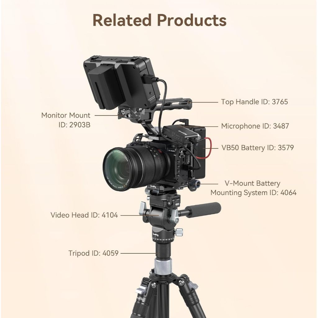 Smallrig กรง สําหรับ FUJIFILM X-S20 #4230จาน L #4231ซองหนังใส่กล้อง #4232