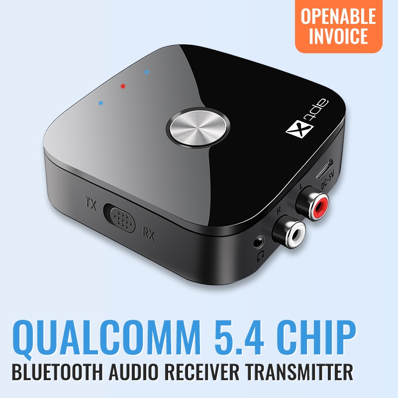 ใหม่ Qualcomm Bluetooth 5.4 รับและส่งอะแดปเตอร์เสียงไร้สายรองรับการส่งสัญญาณทางไกล APTX หนึ่งต่อสอง