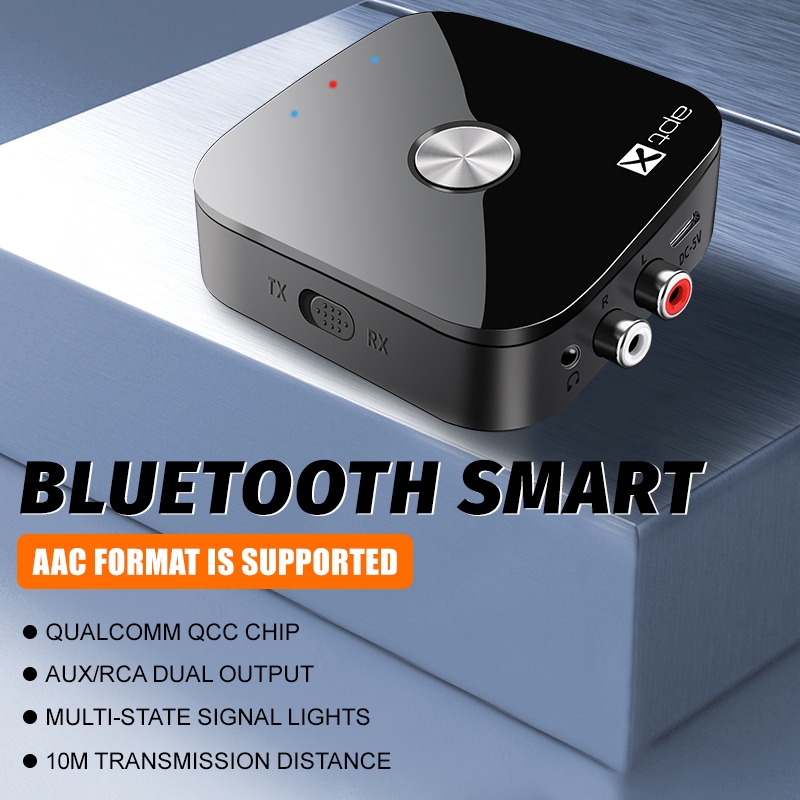 ใหม่ Qualcomm Bluetooth 5.4 รับและส่งอะแดปเตอร์เสียงไร้สายรองรับการส่งสัญญาณทางไกล APTX หนึ่งต่อสอง