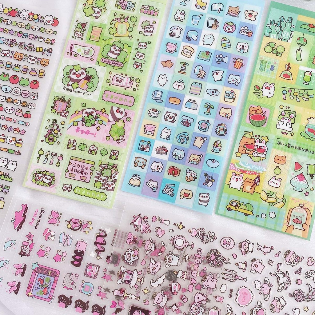 สินค้าใหม่ Original Sticker Handbook Cuckoo Card Material diy