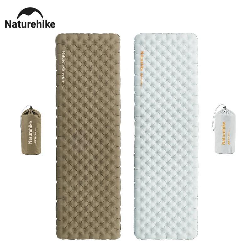 Naturehike Camping Air Mattress R 3.2 Outdoor Ultralight กันน้ํา Inflatable Cushion เดินป่าแบบพกพา Sleeping Mat 3 Seasons