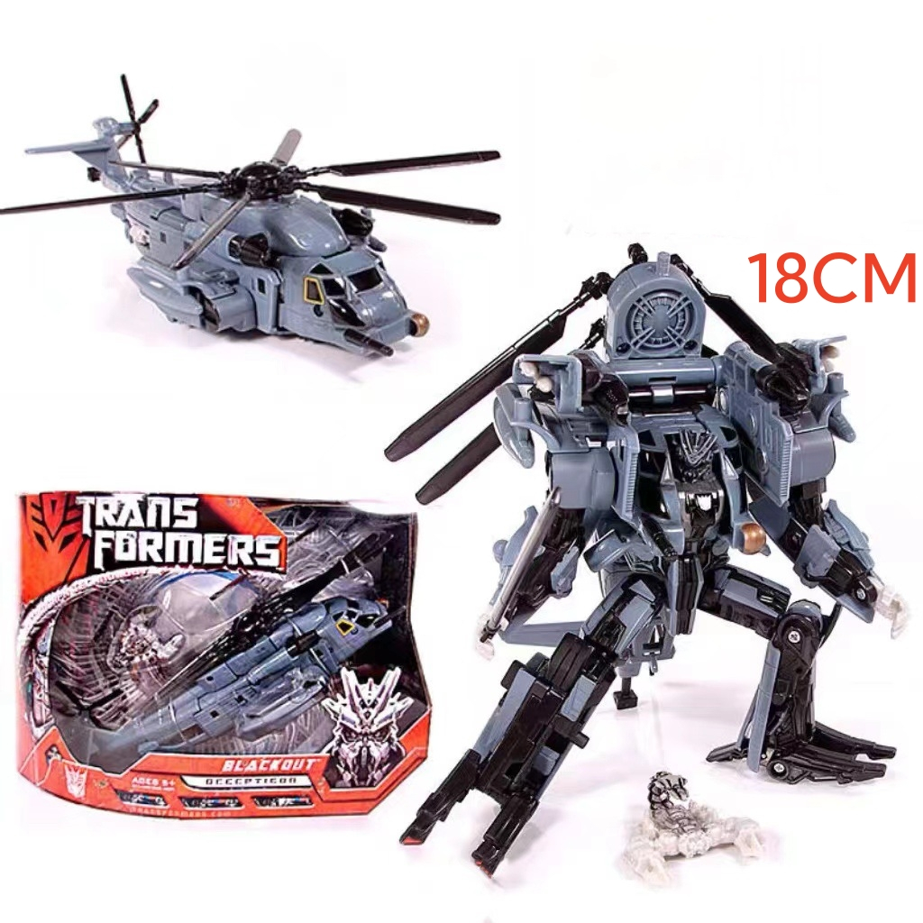 Hasbro Transformers Decepticon Blackout Action Figure ของเล่นคอลเลกชัน 18 ซม