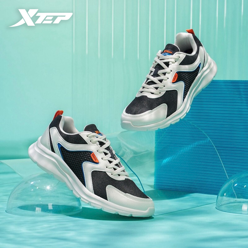 【xtep】easy run | รองเท้าวิ่งพื้นฐานน้ําหนักเบาสบายๆระบายอากาศกันกระแทกระบายอากาศสวมทนผู้ชาย