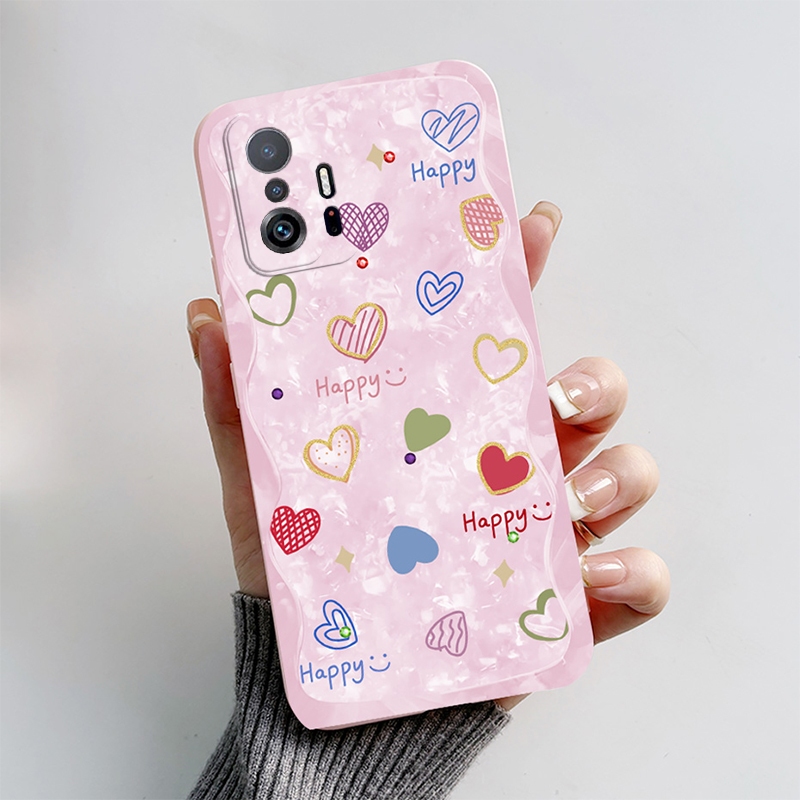 สําหรับ Xiaomi Mi 11T Pro เคสซิลิโคน Soft Matte น่ารักการ์ตูนแมวสุนัข Fox รูปแบบฝาครอบป้องกันสําหรับ Xiaomi 11T 11TPro ปลอก - รูปที่ 7
