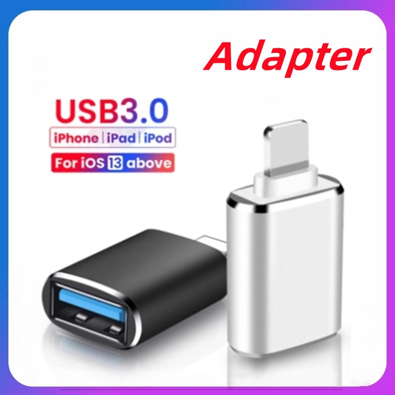 อะแดปเตอร์ USB3.0 OTG U ดิสก์ Li/gh/ti/ng ชาย USB3.0 ชาร์จและหูฟังอะแดปเตอร์ชาร์จเสียงสําหรับ i/O/S โทรศัพท์