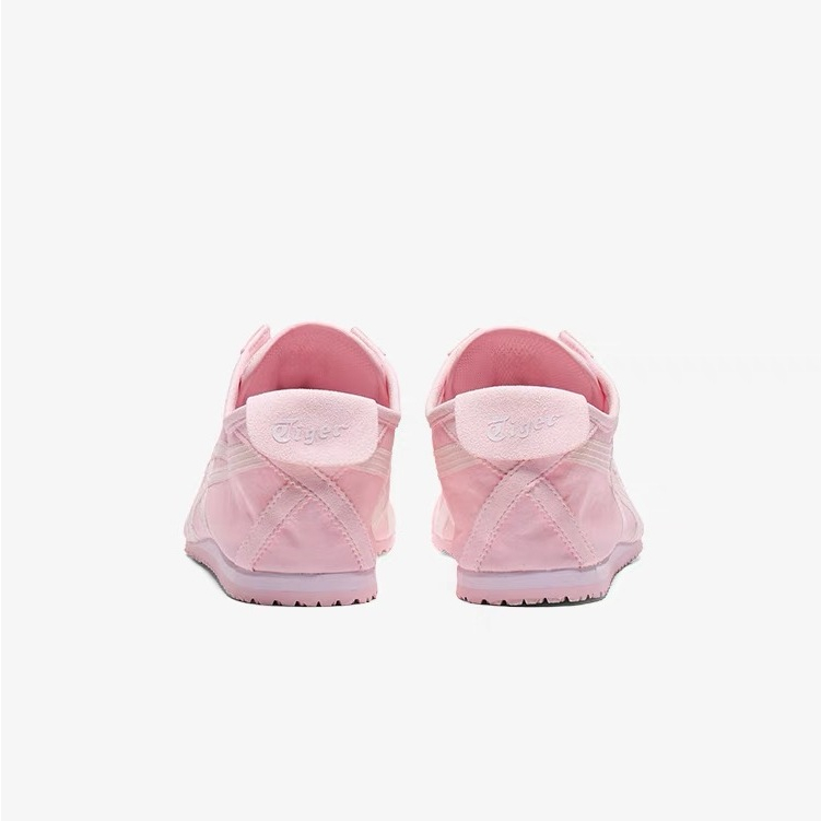 Onitsuka MEXICO 66 SLIP-ON สบาย Casual Water-Repellent Shock-Absorbing สวมใส่ Low-Top รองเท้าวิ่งผู้ชายผู้หญิงสไตล์เดียวกัน
