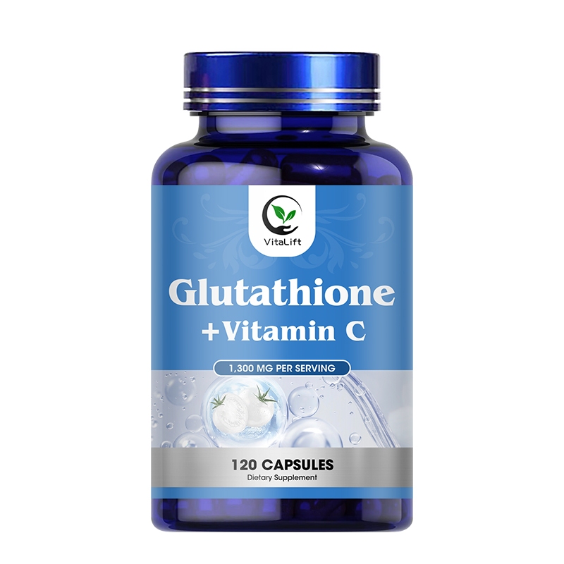 Vitalift Liposomal Glutathione Softgels, Max Absorption, Active Form L-Glutathione ลด (GSH) พร้อมวิตามินซีสําหรับดีท็อกซ์, ต่อต้านริ้วรอย,ไวท์เทนนิ่ง, สกินบิวตี้ , ระบบภูมิคุ้มกัน