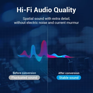 Vention Audio Splitter 3.5mm to 6.5mm Adapter 3.5mm Female to 2 Male 6.5mm Audio Jack mic Y Splitter For PC Phone to Speaker Mixer adapter Audio Converter Cable