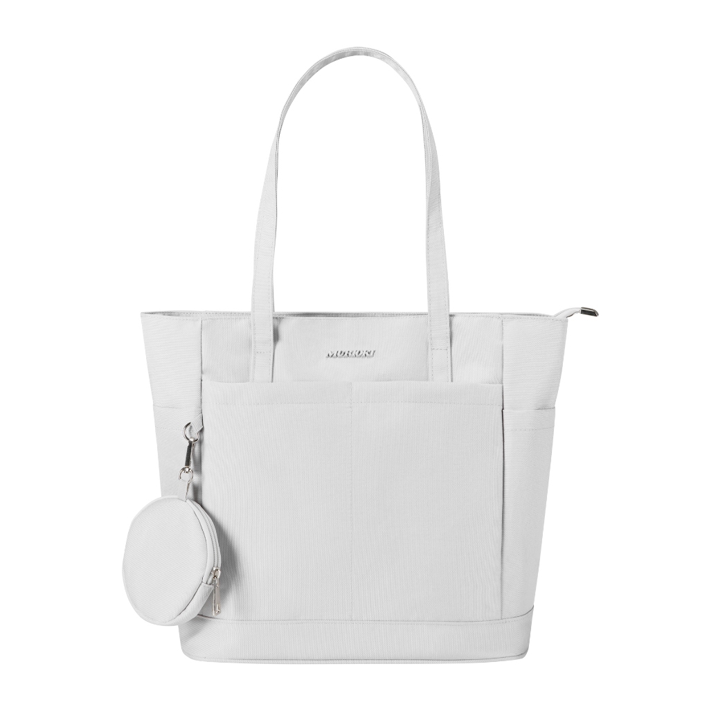 MURIOKI-Echo Tote Bag สําหรับโรงเรียนวิทยาลัยพร้อมกระเป๋าหูฟังที่ถอดออกได้ G1023 (31*15*28 ซม.)
