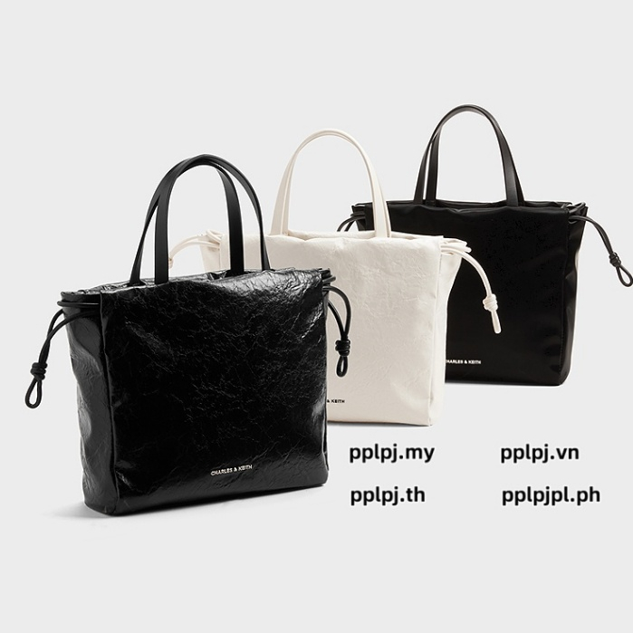 Cnk24 สไตล์ใหม่ CK2-30151421Soft Drawstring Portable One-Shoulder Tote Bag Women