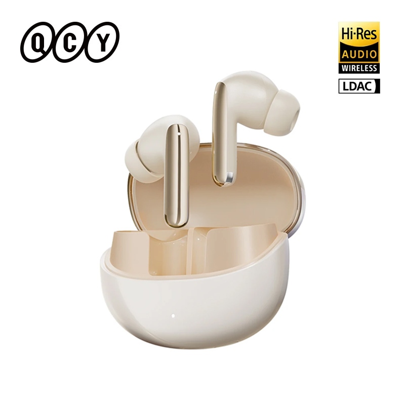 Qcy HT08/MeloBuds Pro ANC บลูทูธ 5.3 หูฟังไร้สาย 46dB Hybrid ANC Hi-Res LDAC หูฟัง 6 หูฟังไมโครโฟน 34H หูฟังชนิดใส่ในหู