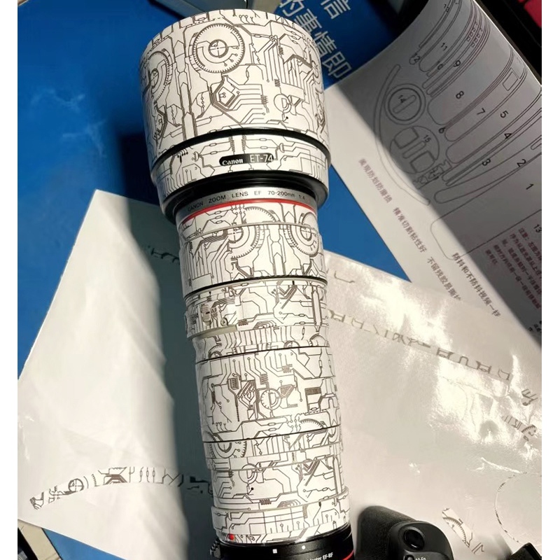 เลนส์สติกเกอร์ผิวสําหรับ Canon RF70-200 F2.8 RF 70-200 มม.F4 RF100-500 F4.5-7.1 USM RF135 F1.8 RF 13