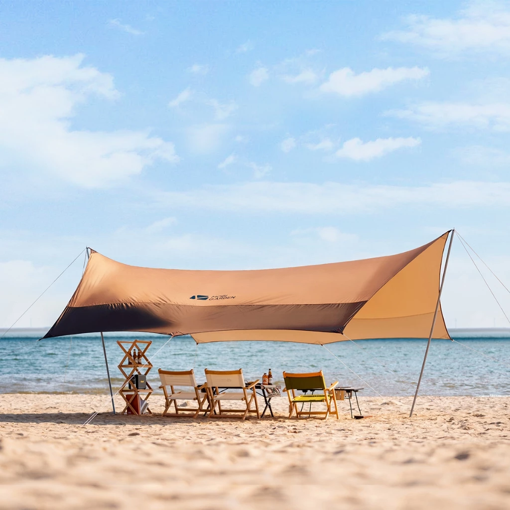 Mobi GARDEN Camping Tarp Flysheet Shelter Sun Shade Anti-UV Canopy thumbnail 5