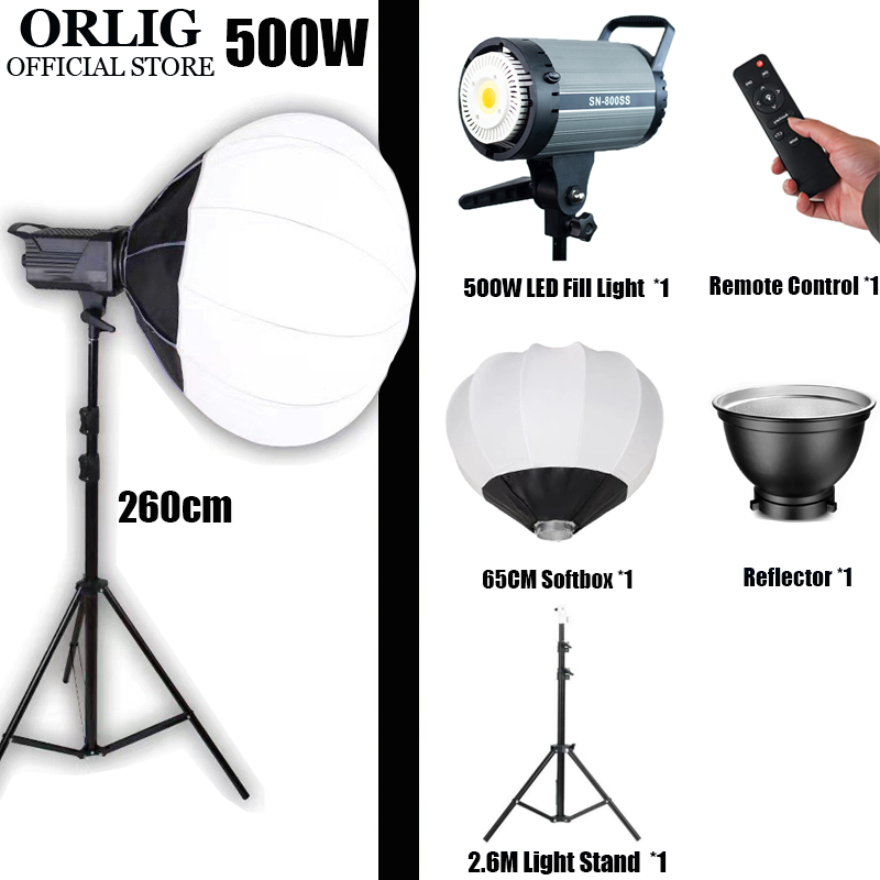 500w ไฟ LED วิดีโอการถ่ายภาพสตูดิโอต่อเนื่องชุดไฟ Bowen Mount Photo LED เติมแสง