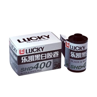 [Film Lab] ฟิล์มขาวดำ LUCKY 400 Black & White Film 135 / 36ภาพ D-76 CDA05