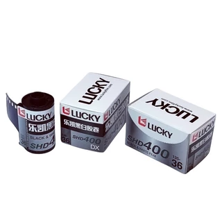 [Film Lab] ฟิล์มขาวดำ LUCKY 400 Black & White Film 135 / 36ภาพ D-76 CDA05