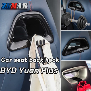 1/2 ชิ้น BYD Yuan Plus Series Car Headrest Hook เบาะหลังตะขอมัลติฟังก์ชั่นอุปกรณ์เสริมในรถยนต์