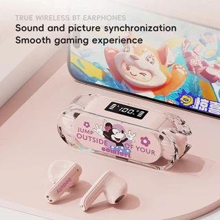 Disney QS-T32 หูฟังบลูทูธคุณภาพเสียงไฮไฟการโทร HD คุณภาพ Latency ต่ํา