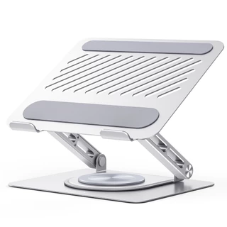 UGREEN ขาตั้งแล็ปท็อปสําหรับโต๊ะแล็ปท็อป Riser Holder ใช้งานร่วมกับ MacBook Pro Air Notebook สูงสุด 17.3 นิ้ว, ขาตั้งคอมพิวเตอร์แบบปรับได้ Ergonomic พร้อมฐานหมุนได้ 360