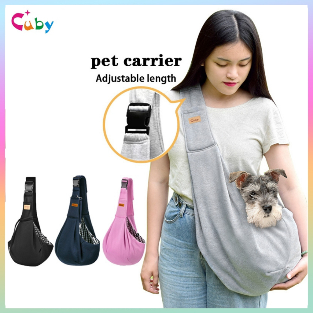CUBY กระเป๋าสะพายไหล่ กระเป๋าใส่สัตว์เลี้ยง สุนัข แมว แบบพกพา ปรับได้ สําหรับเดินทาง