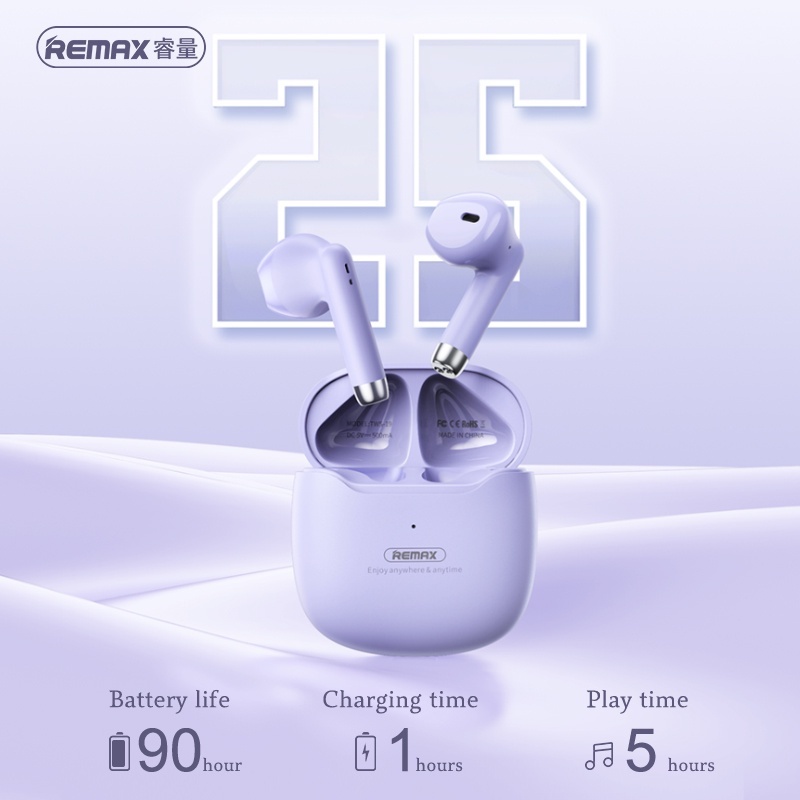 Remax TWS-19 หูฟังบลูทูธ Marshmallow series หูฟังบลูทูธไร้สาย รับประกัน 1 ปี