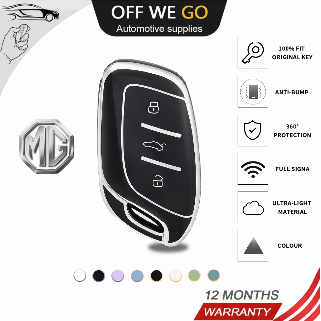 OFF WE GO MG ฝาครอบกุญแจสําหรับ MG VS HS ZS MG5 MG4 EXTENDER DC เคสกุญแจ MG พวงกุญแจ MG ฝาครอบกุญแจ ราคา ถูกที่สุด ดีลบีเคเค