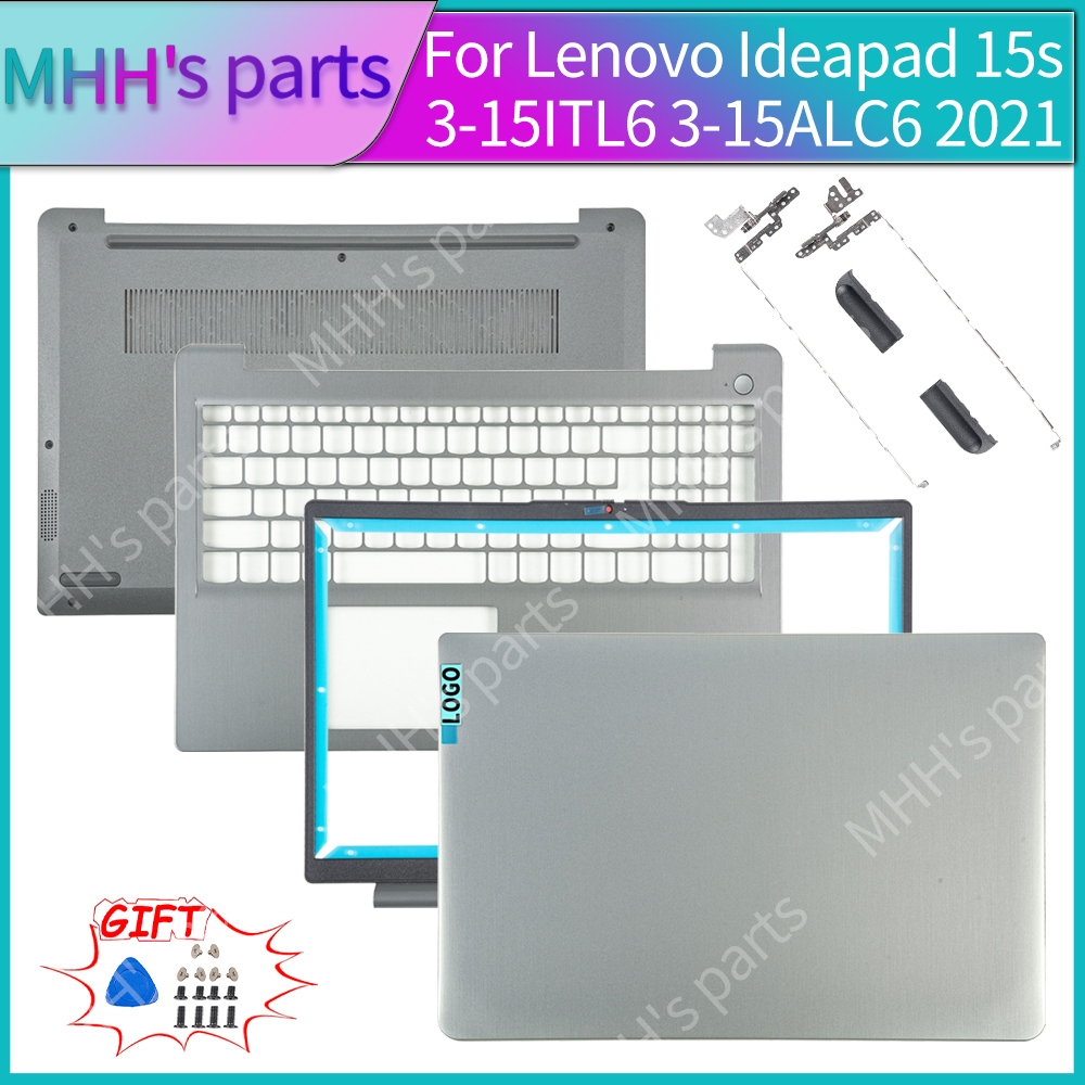กรณีใหม่สําหรับ Lenovo IdeaPad 15s 3-15ITL6 3-15ADA6 3-15ALC6 Lcd ฝาครอบด้านหลังฝาปิด Lcd Bezel Palm