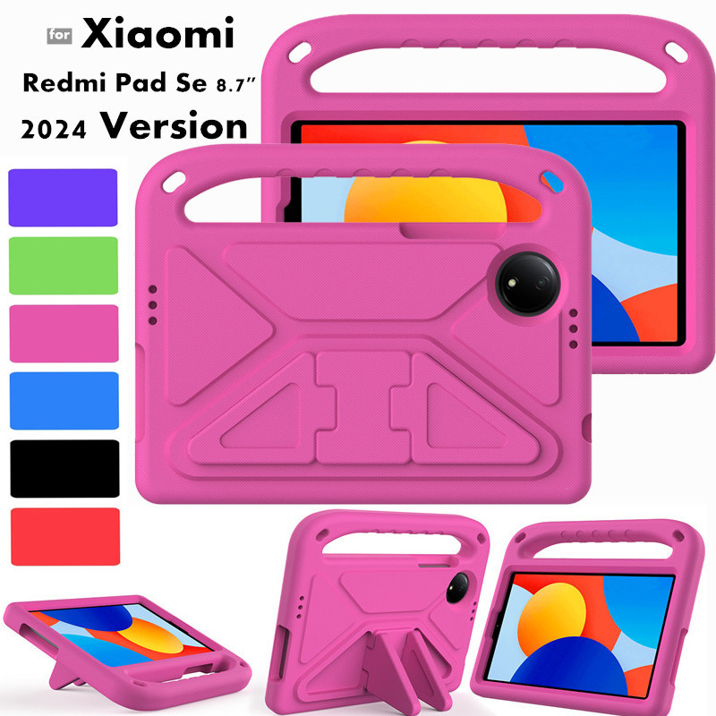 for Xiaomi Redmi Pad Se 8.7 Inch 2024 Case Tablet Case For Redmi Pad Se 4G 8.7" 2024 Handle EVA Case Shockproof Stand Cove