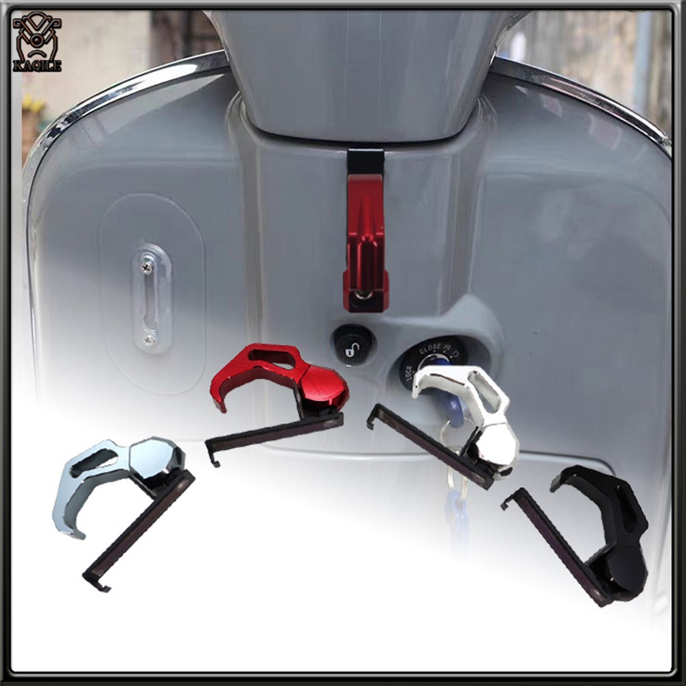 เหมาะสําหรับ VESPA VESPA ฤดูใบไม้ผลิ/Sprint 150 S TFT ดัดแปลงอลูมิเนียมหัว Hook หมวกกันน็อค Hook อุปกรณ์เสริม