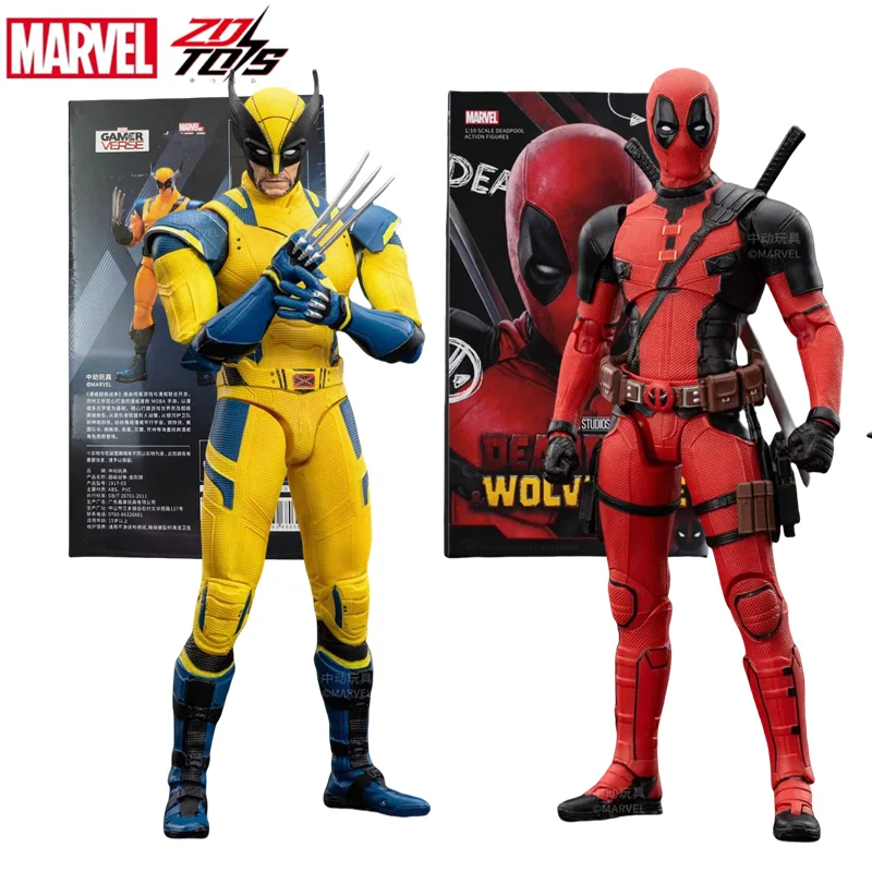 Zd ของเล่น Deadpool & Wolverine ตัวเลขการกระทํา Deadpool กล่อง Wolverine คอลเลกชันผู้ใหญ่ตัวเลขการกระทําของเล่นเด็ก