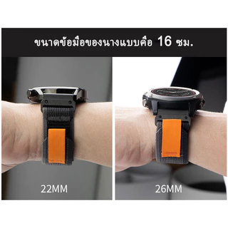 สายรัดข้อมือไนลอนทอ Garmin Quick Fit สําหรับ Garmin Fenix 7 6 5 plus 7X 6X 5X Instinct 2 Forerunner 935 945 965 955 745 Quatix 5 Descent mk1 mk2 Approach s62 s62 s70