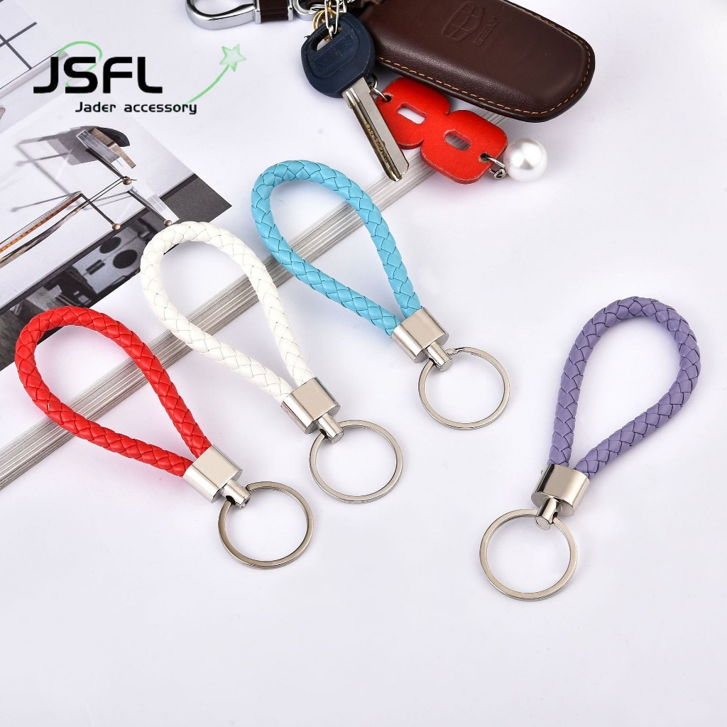 หนัง ปู่ สายพวงกุญแจถักพวงกุญแจจี้พวงกุญแจรถพวงกุญแจอุปกรณ์เสริมกระเป๋าจี้พวงกุญแจ