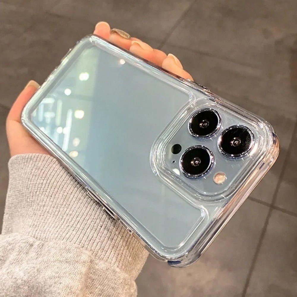 เคสโทรศัพท์มือถือแบบแข็ง ใส กันกระแทก สําหรับ iPhone 16 11 12 13 14 15 pro max X XR XS max 14Plus 15Plus
