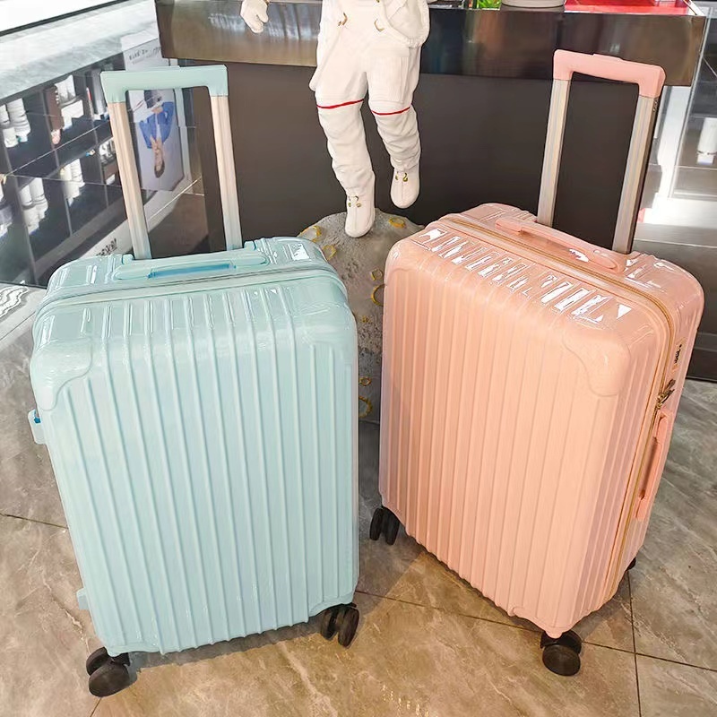 กระเป๋าเดินทาง 20/24/28นิ้ว วัสดุPC กระเป๋าล้อลาก ล้อเงียบ 360 องศา หลายสี luggage