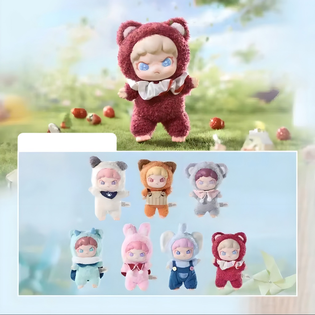 [สินค้าของแท้] Dora Furry Animals Series กล่องปริศนาตุ๊กตาไวนิล
