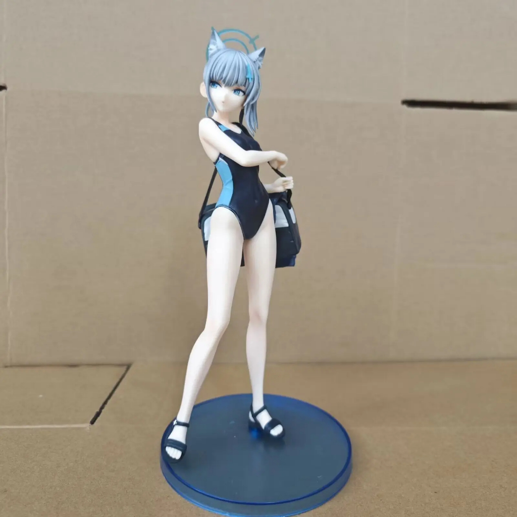 Azure เกม Suna Wolf Shirako กระเป๋าสะพายชุดว่ายน้ําตุ๊กตาน่ารัก Beast-Eared สาวสวยรุ่นเครื่องประดับตุ๊กตาของเล่น