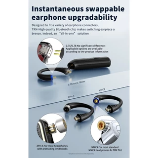 Trn BT20 Pro หูฟังบลูทูธ With Mic True Wireless หูฟัง For Moondrop KZ TFZ Simgot TRN CCA FiiO Shure