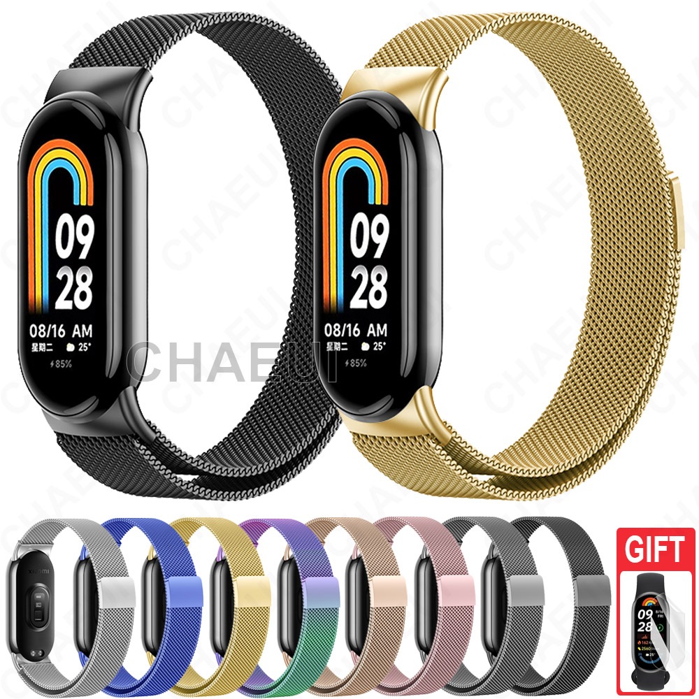 สายสแตนเลสสายนาฬิกาโลหะอุปกรณ์เสริมสําหรับ Xiaomi Smart