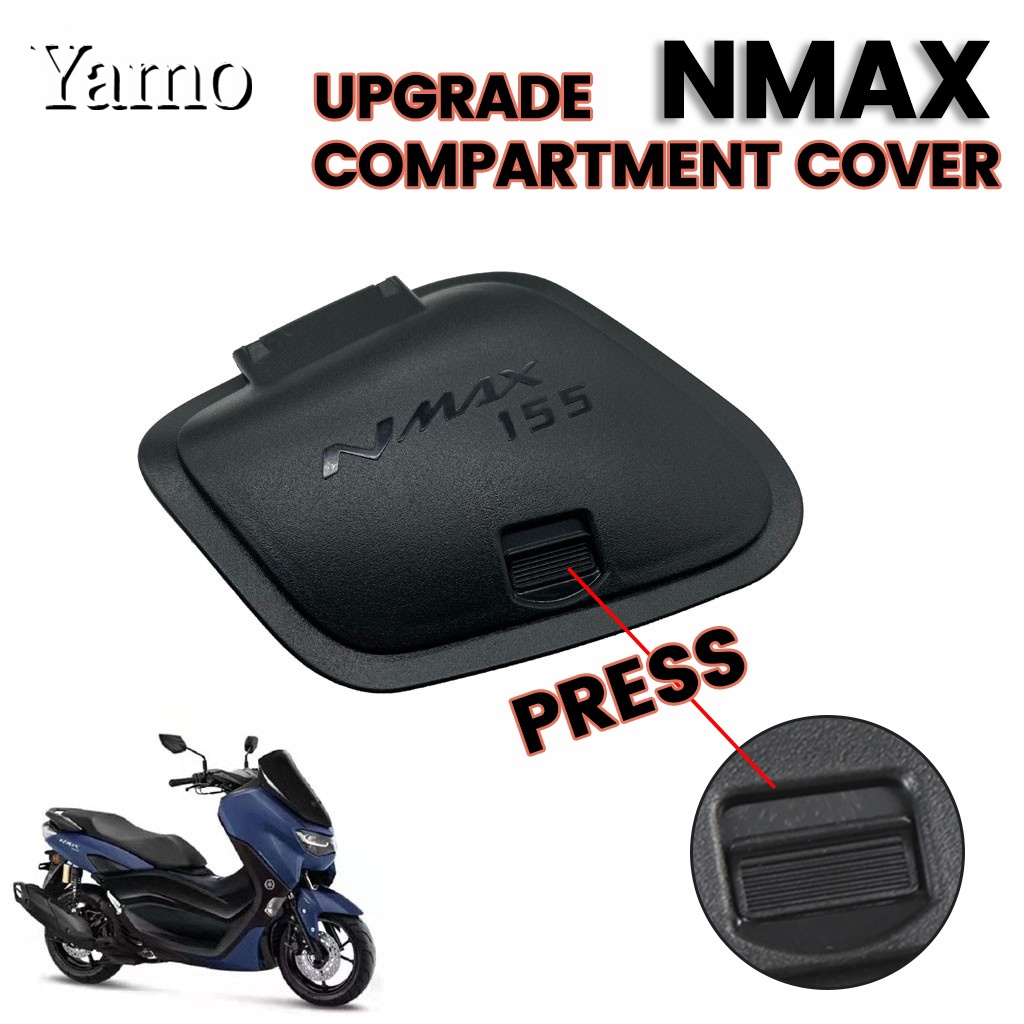 Nmax 155 v2 2022 ABS UPGRADE ด้านข้างกระเป๋าฝาครอบเครื่องชาร์จหมวกกันน้ําสําหรับ Yamaha Nmax v2 2021-2024