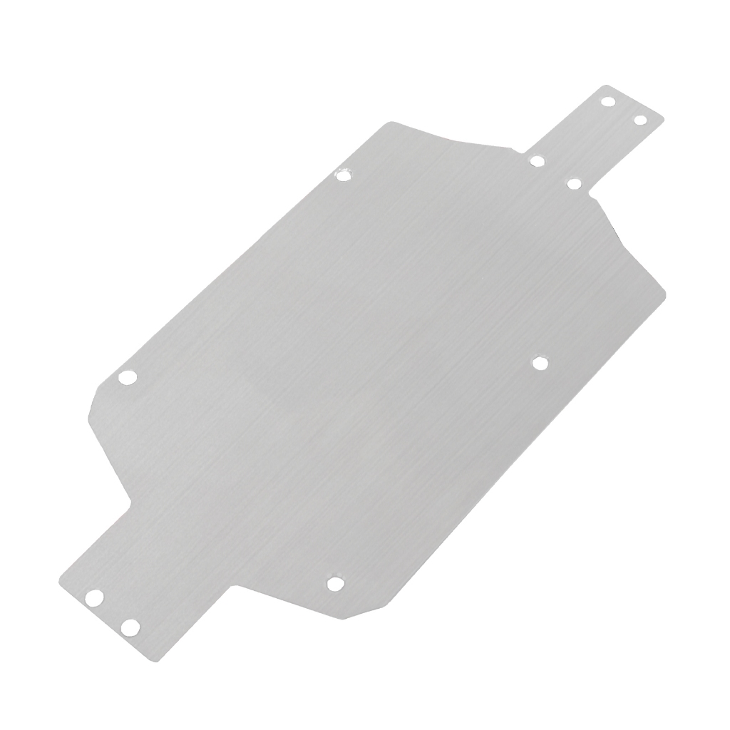 สแตนเลสแผ่นลื่นไถลแชสซีสําหรับ MJX Hyper go 1/14 14301 14302 14303 RC รถอัพเกรดกรอบอะไหล่ Guard แผ่น