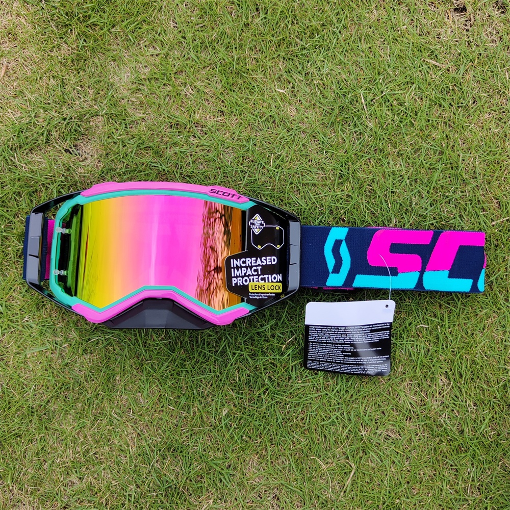 SCOTT แว่นกันลมคุณภาพสูง สําหรับ Motocross MTB Dirt Bike Off Road เล่นสกี ATV พร้อมหน้ากากป้องกัน