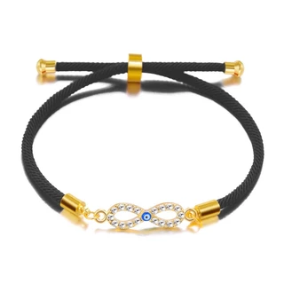 Gmai Blessed Evil Eye สร ้ อยข ้ อมือผู ้ หญิง Lucky Amulet สายรัดข ้ อมือปรับของขวัญอุปกรณ ์ เสริม