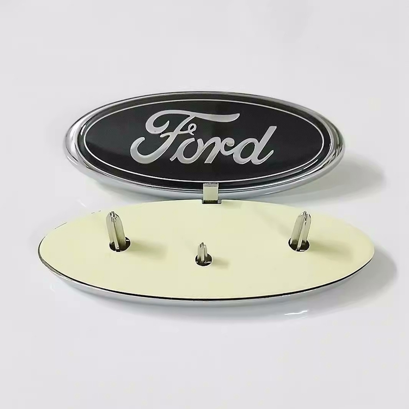 14.5x5.5 ซม. โลโก้ด้านหลังสําหรับ Ford Focus ป้ายรถเก๋ง 2009-2011 2005-2007 สีน้ําเงินสีดําสัญลักษณ์