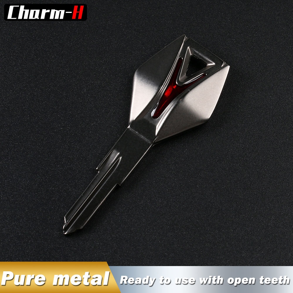 1 ชิ้นโลหะกุญแจตัวอ่อนสําหรับ Benelli TNT 600 300 250 TNK 502 502C 752S Benda Chinchilla 300 รถจักรยานยนต์ 450 คีย์ตัวอ่อน Blank (รูปออลอินวัน)