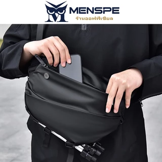 MENSPE กระเป๋าอเนกประสงค์ชาย กระเป๋าคาดหน้าอก ซิป กระเป๋ากีฬา