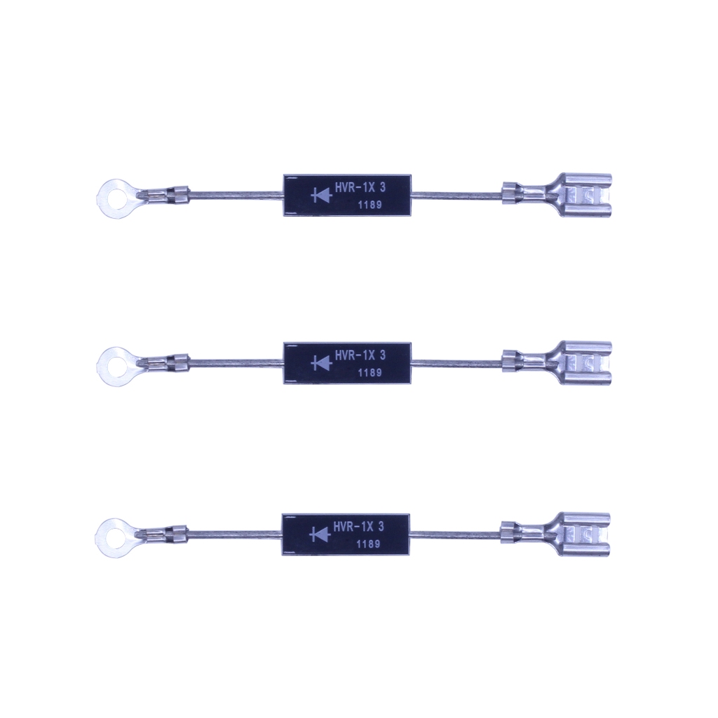 1-5 ชิ้น เตาอบไมโครเวฟ ไดโอด HVR-1X 3 HVR-1X3 เตาอบไมโครเวฟ 500mA 12KV Recovery แรงดันไฟฟ้าสูงไดโอด 