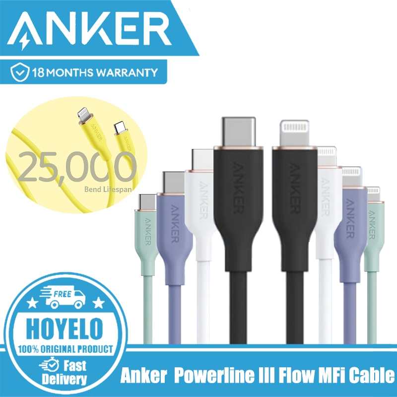 Anker Cable Powerline III Flow, MFi รองรับ Power Delivery