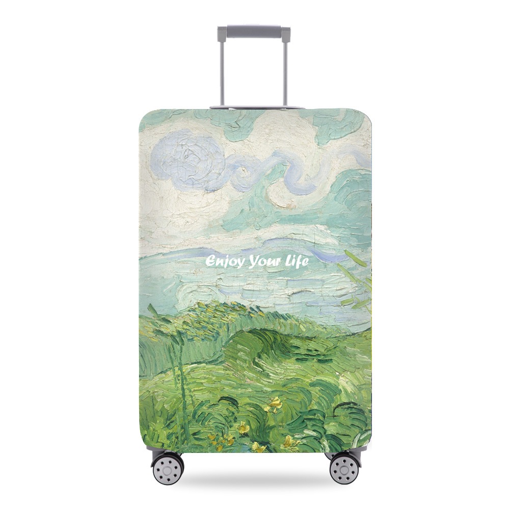 ผ้าคลุมกระเป๋าเดินทาง แบบหนา ป้องกันรอยขีดข่วน ป้องกันฝุ่น แบบสองด้าน 2022