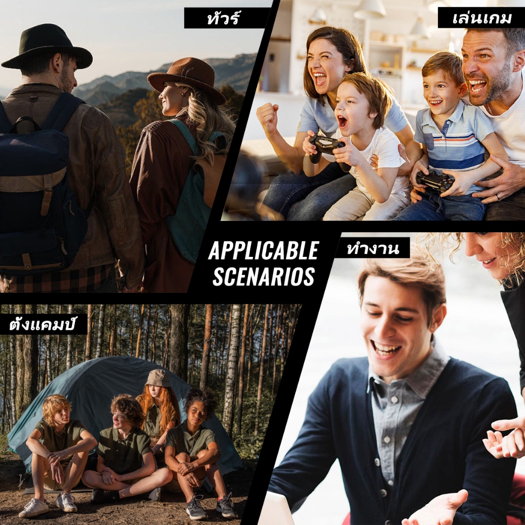 LUOBR P209-1 20000mAh PowerBank มีสายชาร์จในตัว PD22.5W รับประกัน 1 ปี - รูปที่ 3